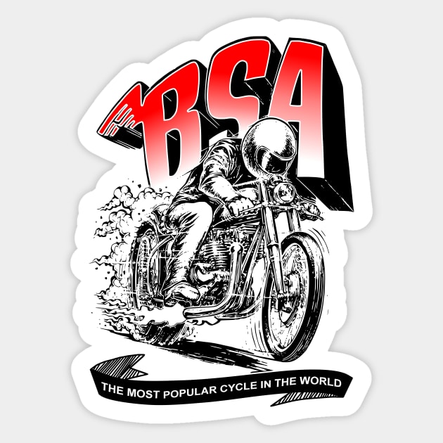 Bsa cycle sticker clearance